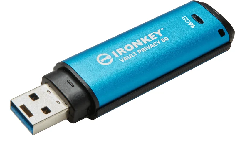 Kingston IronKey Vault Privacy 50 IKVP50 USB-minne, 16 GB