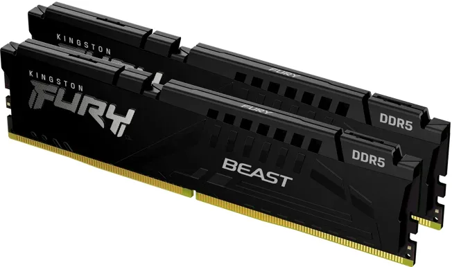 64 GB (2x32GB) DDR5-6000 Kingston FURY Beast Black CL30, AMD EXPO