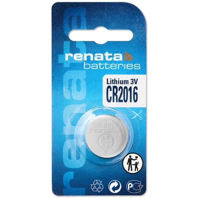 Renata CR2016 Knappcell CR 2016 Litium 90 mAh 3 V