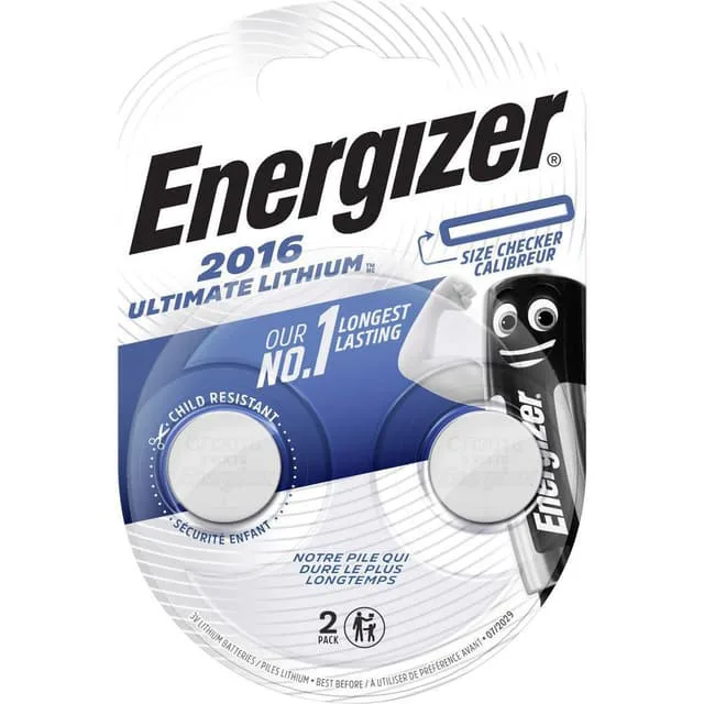 Energizer Ultimate 2016 Knappcell CR 2016 Litium 100