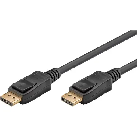 Goobay DisplayPort™ 2.1-kabel, 54 Gbit/s, 2 m, svart