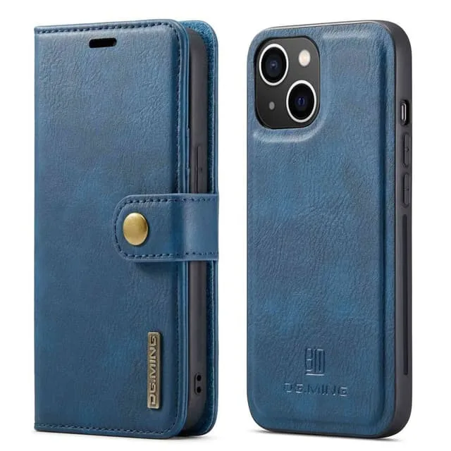 DG Ming iPhone 14 Plus 2-i-1 Magnet Plånboksfodral