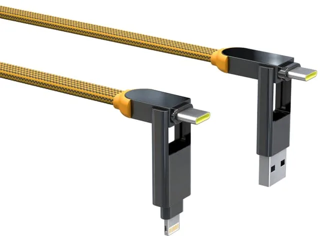 Rolling Square InCharge XL multiportskabel (svart)