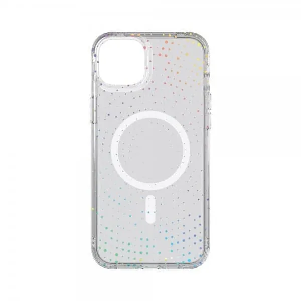 Tech21 - Evo Sparkle MagSafe Skal – iPhone 14 Plus – Transparent