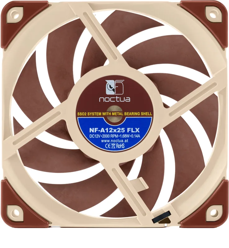Noctua NF-A12x25 FLX fläkt 120 mm
