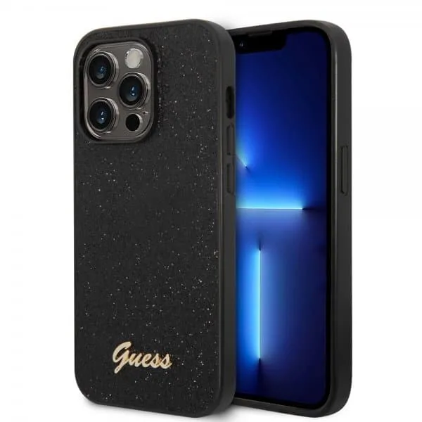 Guess iPhone 14 Pro Skal Glitter Flakes