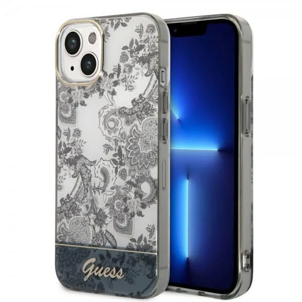 Guess iPhone 14 Plus Skal Toile de Jouy