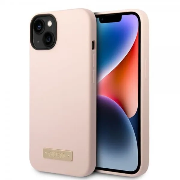 Guess iPhone 14 Plus Skal Silicone Metal