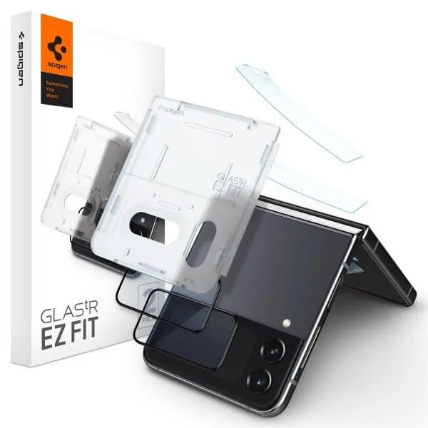 Spigen Samsung Galaxy Z Flip 4 Skärmskydd GLAS.tR EZ Fit