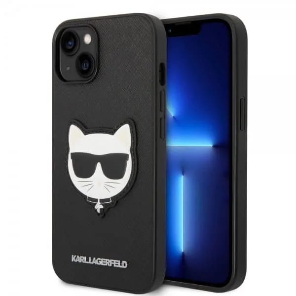 Karl Lagerfeld iPhone 14 Plus Skal Saffiano Choupette