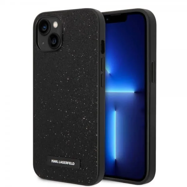 Karl Lagerfeld iPhone 14 Plus Skal Solid Glitter
