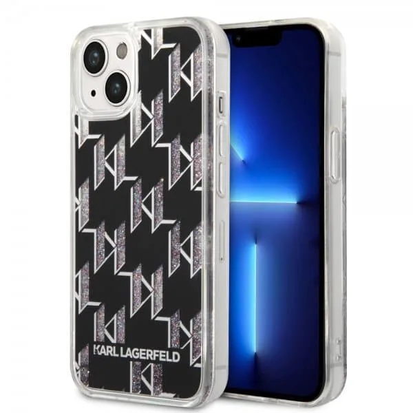 Karl Lagerfeld iPhone 14 Plus Skal Liquid Glitter
