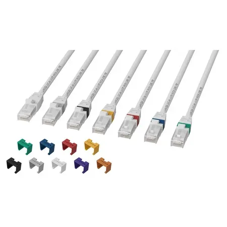 Lanview CAT6A UTP nätverkskabel 25 m, vit LSZH