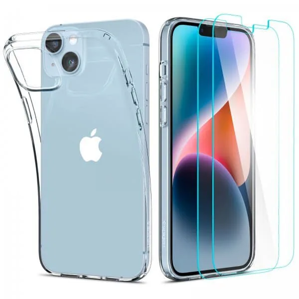 Spigen iPhone 14 Plus Skal med Skärmskydd