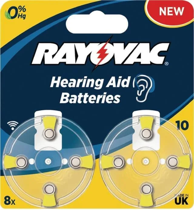 Rayovac Hörapparatsbatterier 6 st 1.4 V