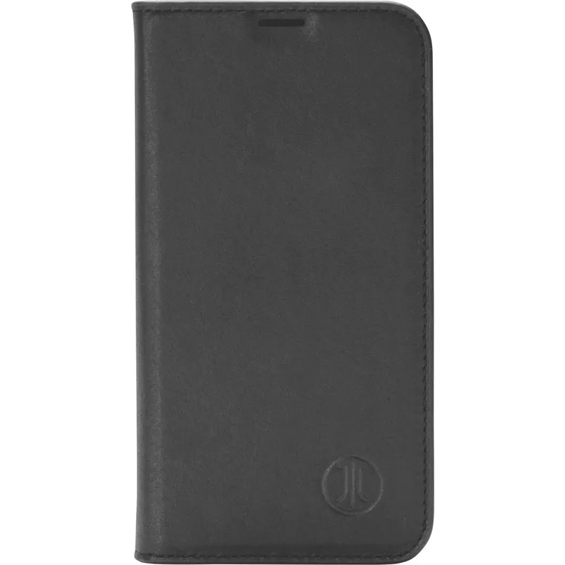 JT Berlin BookCase Tegel läderfodral för iPhone 16 Pro, svart