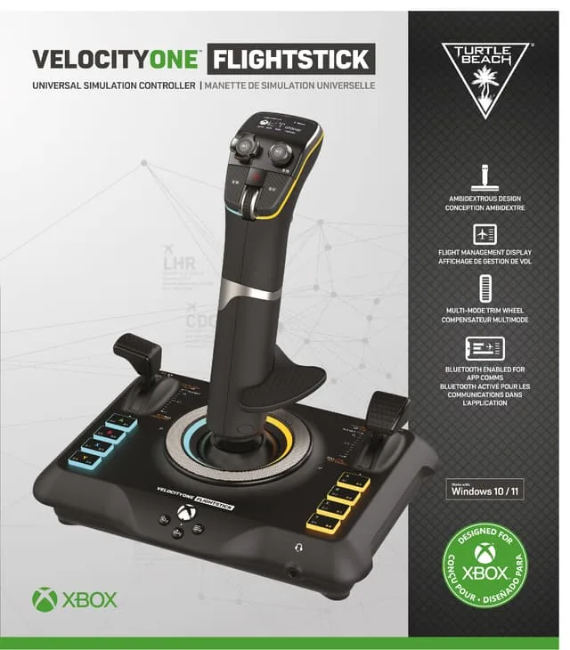 Turtle Beach VelocityOne joystick för flygsimulator