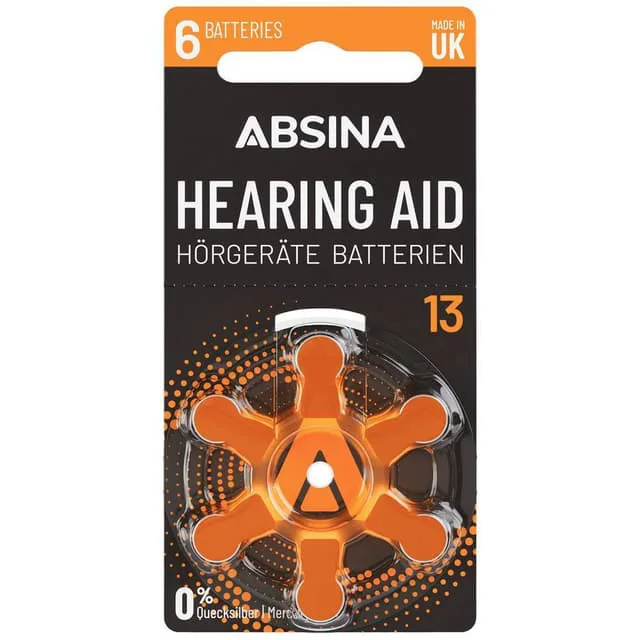 Absina PR48 Hörapparatbatterier ZA 13
