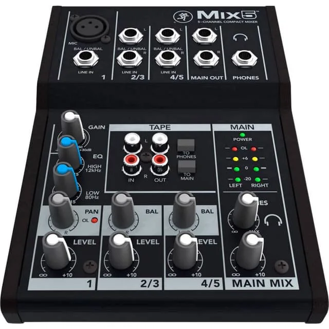 Mackie Mix 5 Mixerkonsol