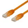 DELTACO U/UTP Cat6 patchkabel 0,3m, orange (TP-603-OR)