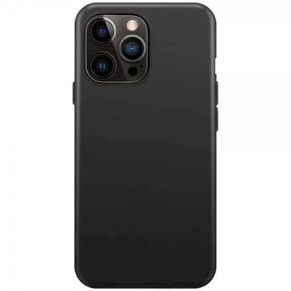 Xqisit iPhone 14 Pro silikonskal svart