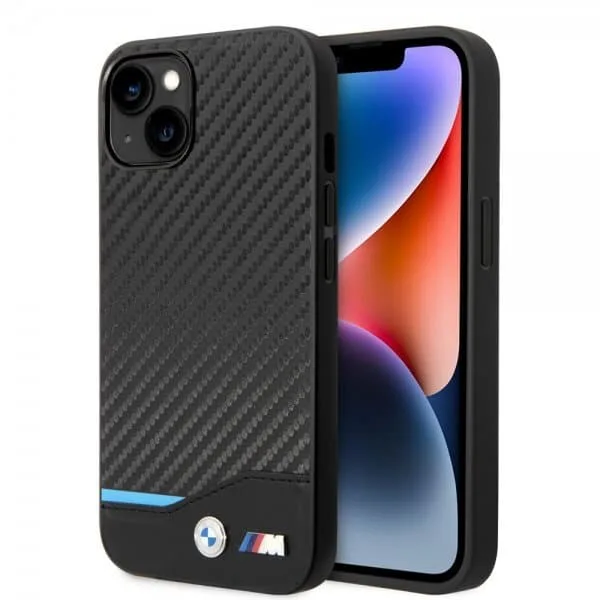 BMW iPhone 14 Plus Skal Carbon Effect