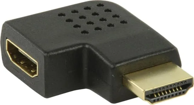 Högradvinklad HDMI adapter, Svart