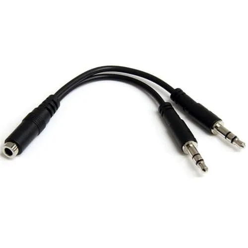 Startech .com 3,5 mm 4-polig till 2x