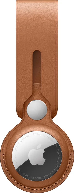AirTag läderloop (saddle brown)