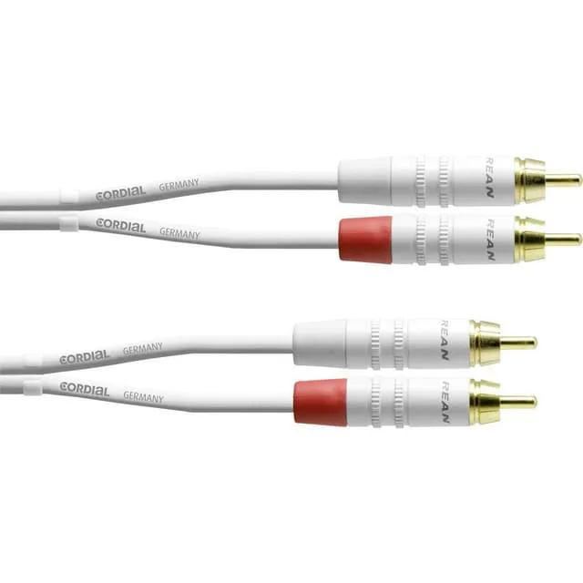 Cordial CFU 1.5 CC-SNOW Audio Adapterkabel