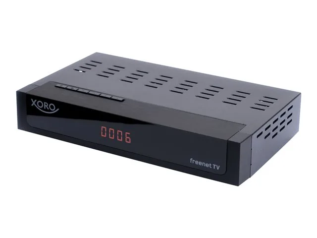 Xoro HRT 8770 Twin Kabel, Ethernet (RJ-45), Satellit 4K Ultra HD Sort