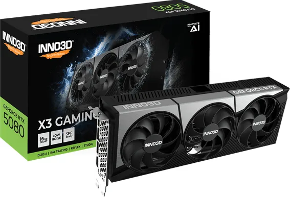 INNO3D GeForce RTX 5080 16GB X3 Gaming OC