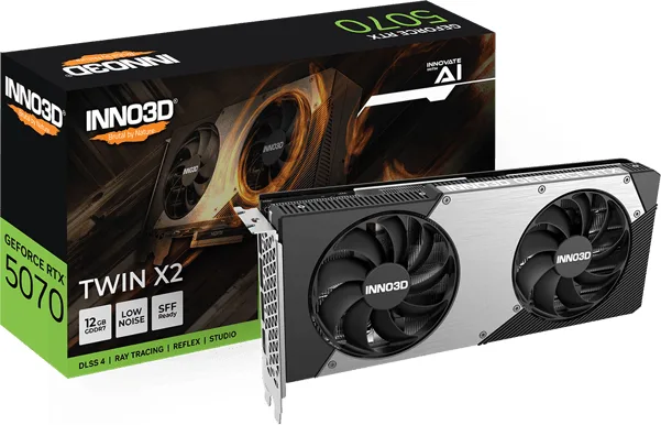 INNO3D GeForce RTX 5070 12GB Twin X2