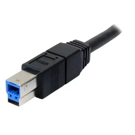 StarTech.com 3 m svart SuperSpeed USB 3.0-kabel A till B – M/M, 3 m, USB A, US