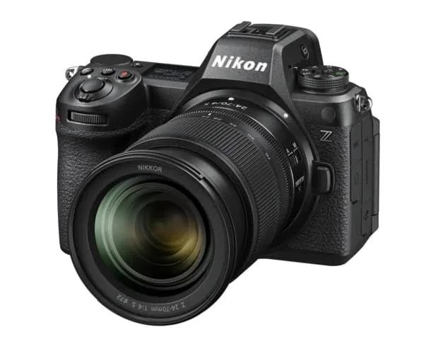 Nikon Z6 III + 24-70 mm, 24,5 MP, 6048 x 4032 pixlar, CMOS, 6K Ultra HD, Pekskärm, Svart