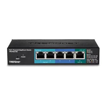 TRENDnet TPE P521ES switch, 5 portar, smart