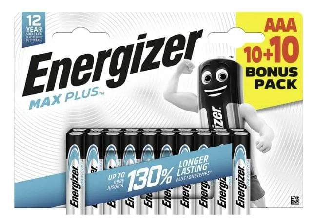 Energizer AAA (R3) alkaliska batterier 20 st.