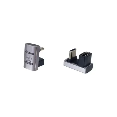 Equip adapter USB4 till USB-C, 240 W PD, 40 Gbps, 2-pack, grå