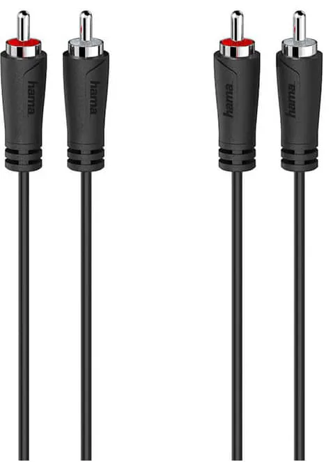 Hama 2x RCA till 2x RCA ljudkabel 3m