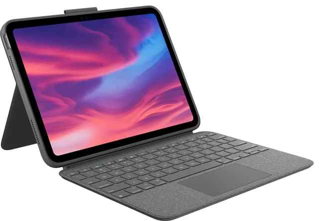 Logitech iPad 10,9" / 11" Combo Touch Tangentbordsfodral (oxford grey)