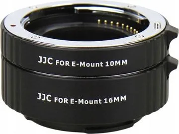 JJC Konverter Makro Mellanringar med Af-kontakter för Sony E (nex)