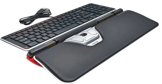 Contour RollerMouse Red Plus och Balance tangentbordspaket