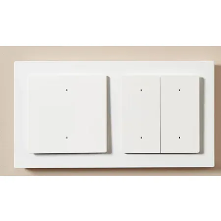 Aqara Light Switch H2 EU ljusomkopplare, 2 knappar, 1 kanal