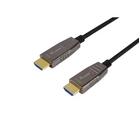 Equip DisplayPort till HDMI-kabel, 30 m, 8K/60Hz, svart