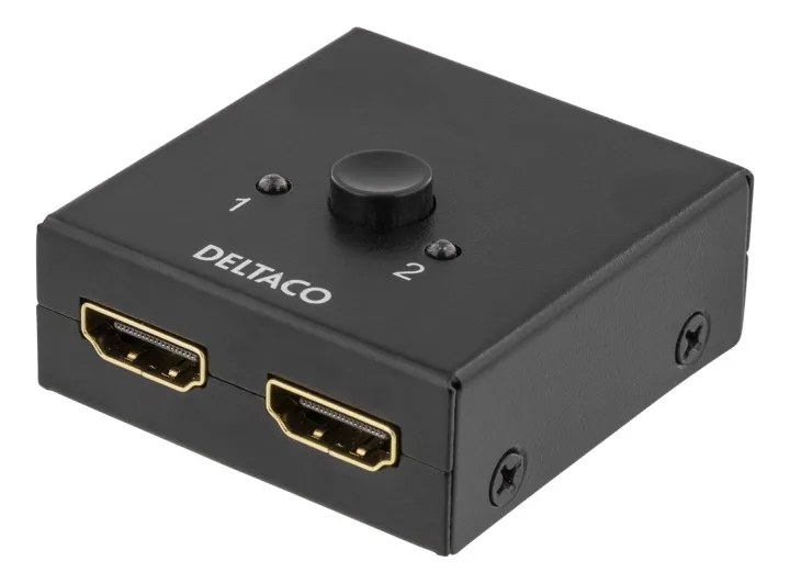 DELTACO PRIME Dubbelriktad HDMI-switch