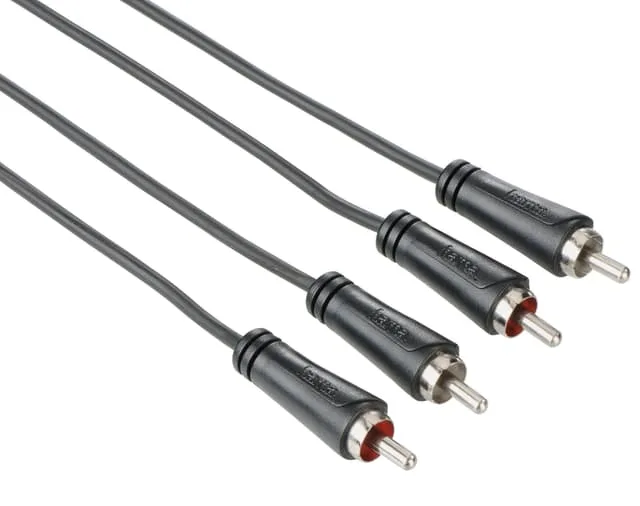 Hama Ljudkabel 2 x RCA - 2 x RCA (3 m)