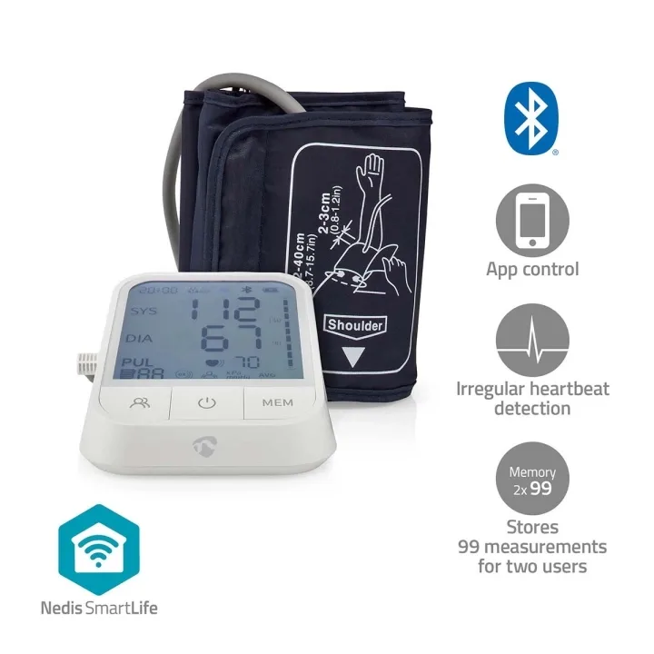 Nedis SmartLife Blodtrycksmätare