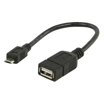 USB 2.0-kabel A hona till micro-USB B hane, OTG