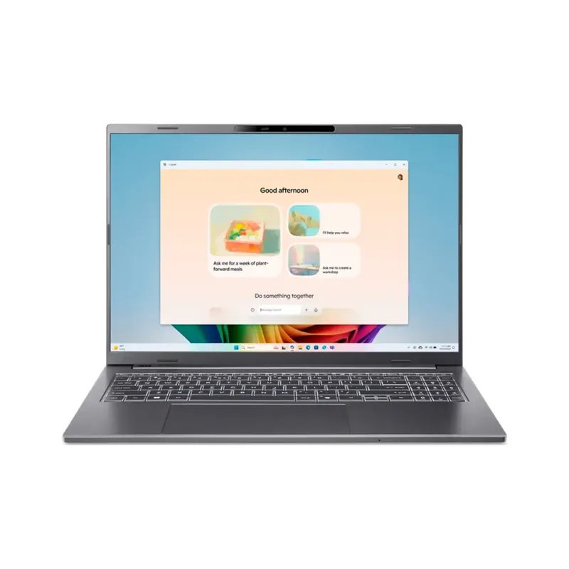 Acer Aspire 16 AI A16-61M, Bärbar dator, 16", AMD Ryzen AI 7, 16 GB RAM, 512 GB SSD, Radeon Graphics