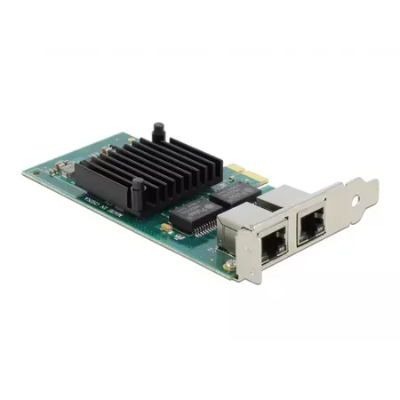 DeLOCK 88502 intern nätverkskort, 2 x RJ-45, 4000 Mbit/s